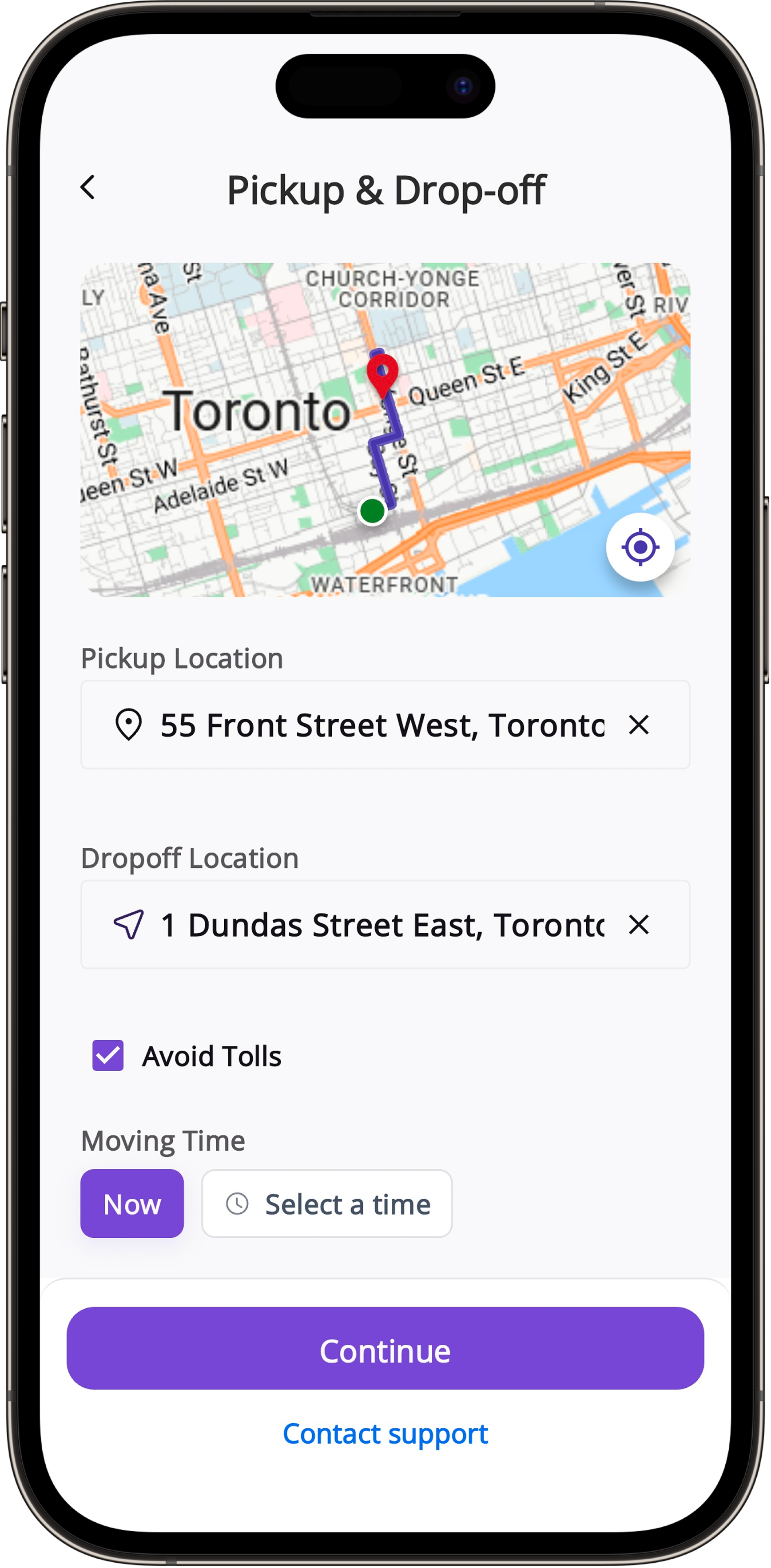 How Delivery App works — Step 1